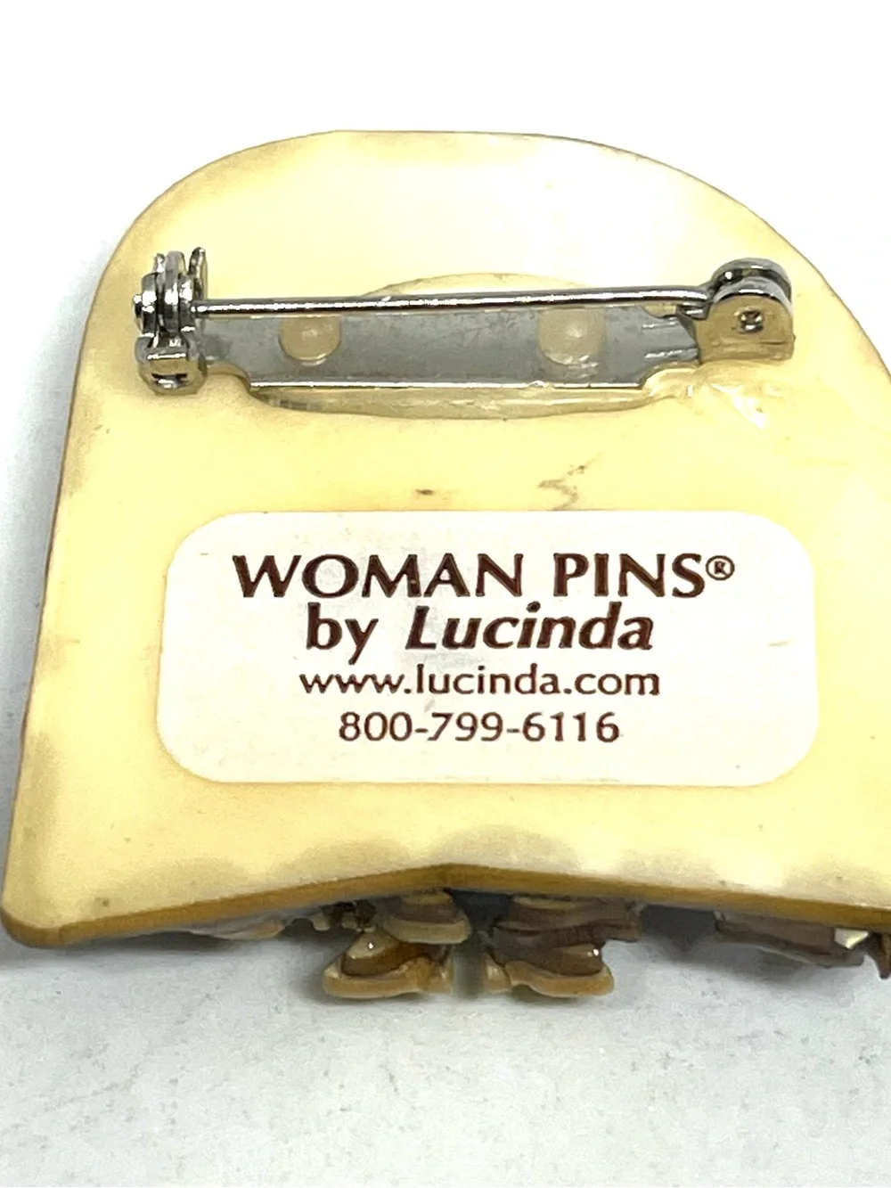 Lucinda Woman Pin